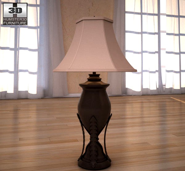 3D model of Ashley Fairbrooks Estate Table Lamp