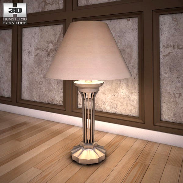 3D model of Ashley Olivia Bay Table Lamp