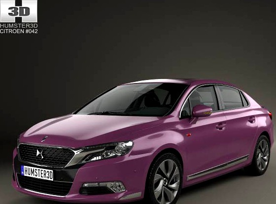 3D model of Citroen DS 5LS 2014