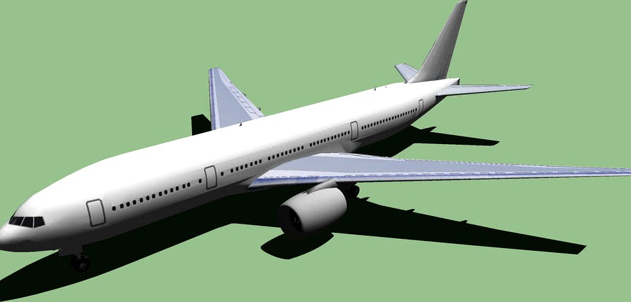Template - Boeing 777-200/200ER (GEAR DOWN)