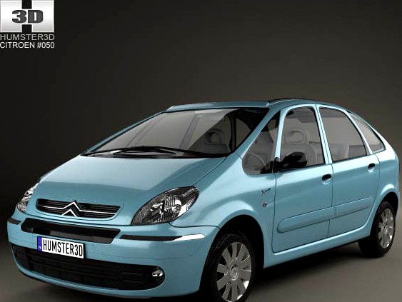 3D model of Citroen Xsara Picasso 2004