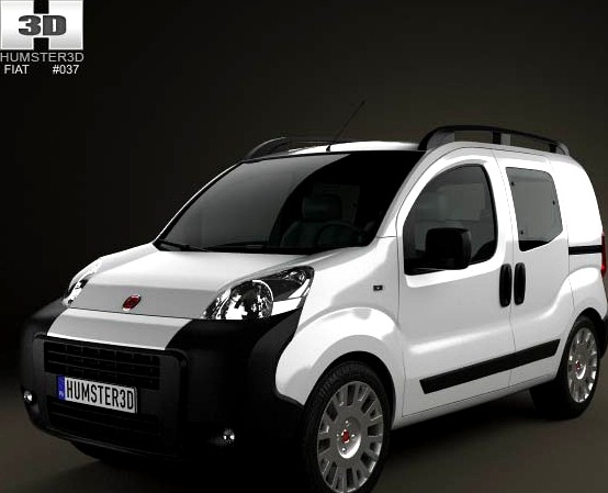 3D model of Fiat Fiorino Combi 2011