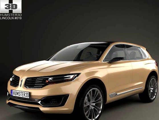 3D model of Lincoln MKX 2014