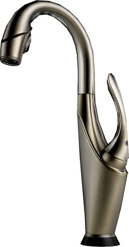 Vuelo Stainless Single Handle Bar/Prep Faucet with SmartTouch Technology by Brizo 64955LF-SS