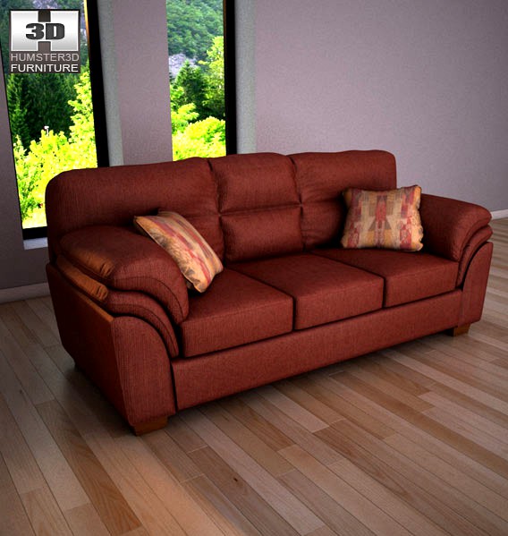 3D model of Ashley Hudson &#8211; Chianti Sofa