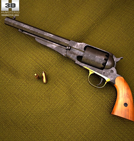 3D model of Remington Model 1858