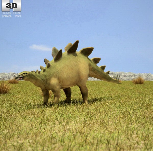 3D model of Stegosaurus