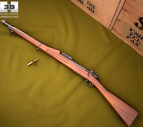 3D model of Springfield M1903