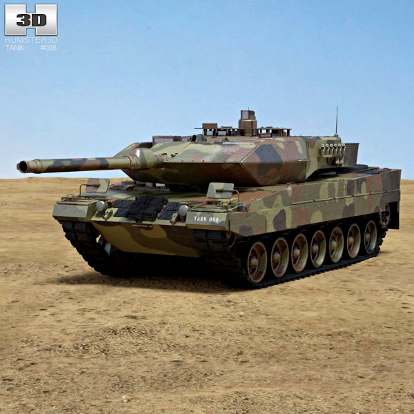 3D model of Leopard 2A6