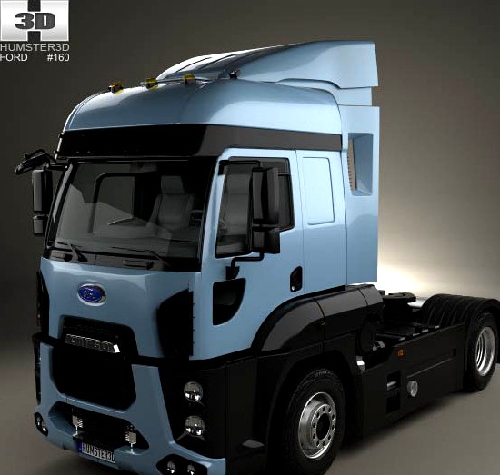 3D model of Ford Cargo XHR Tractor Truck 2011