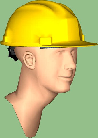 Safety First Series - Safety Hard Hat - Cap Style w/ Ratchet Suspension & Brow Pad - Yellow