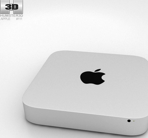 3D model of Apple Mac mini 2014