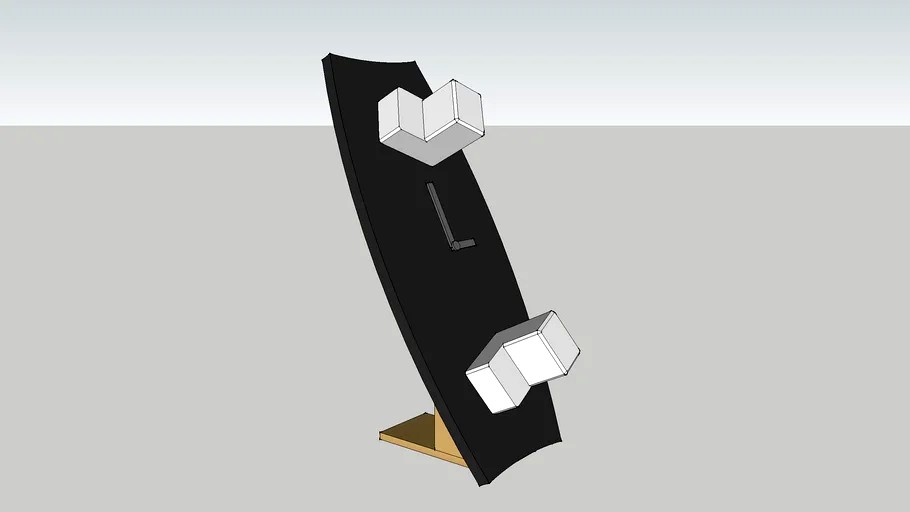 Wakeboard Clock