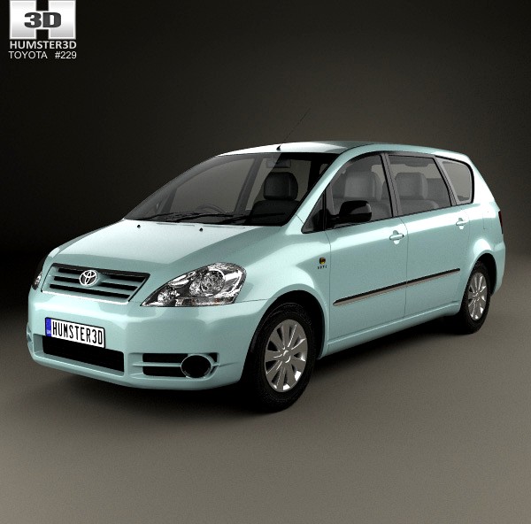 3D model of Toyota Avensis Verso 2001