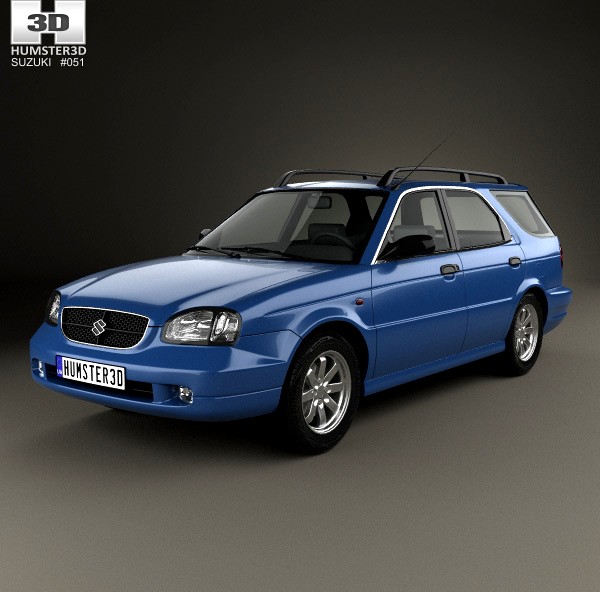 3D model of Suzuki Baleno (Esteem) 1999