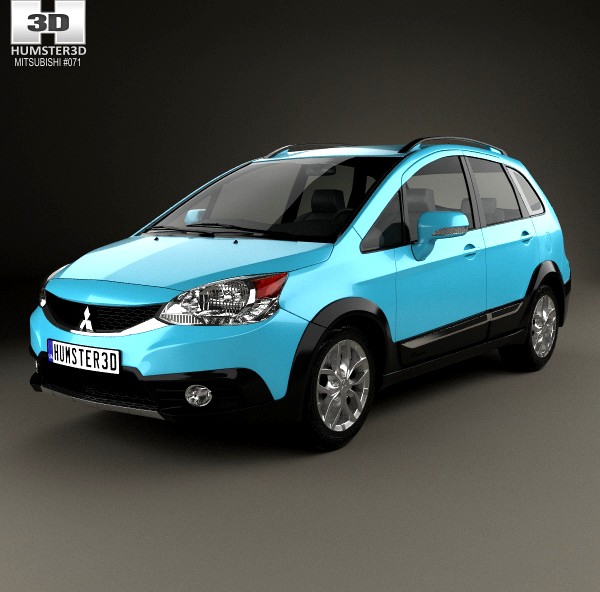 3D model of Mitsubishi Colt Plus X-Sports (TW) 2015