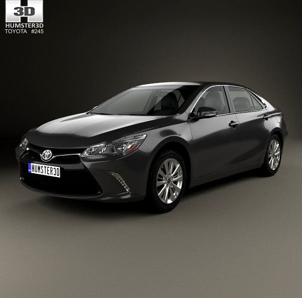 3D model of Toyota Camry Limited 2015