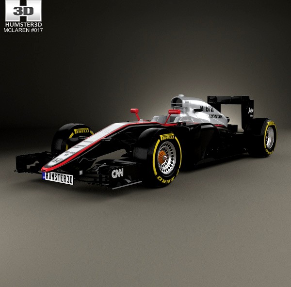 3D model of McLaren MP4-30 2015