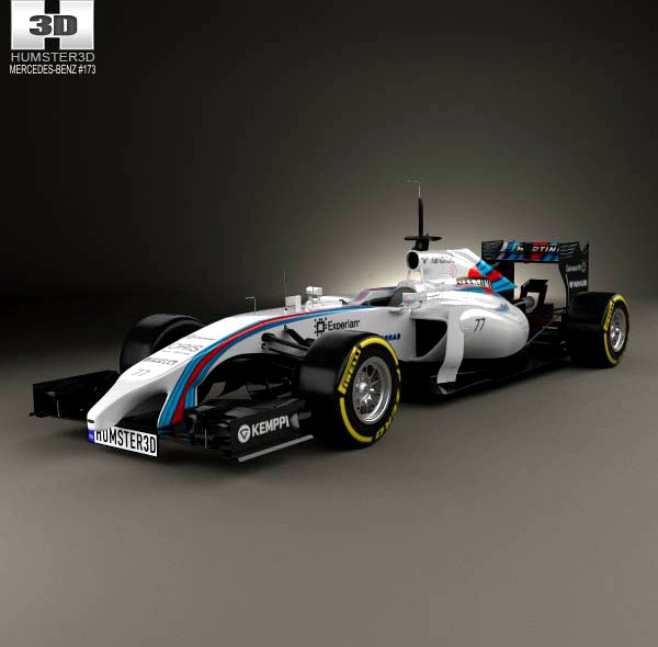 3D model of Williams FW36 2014