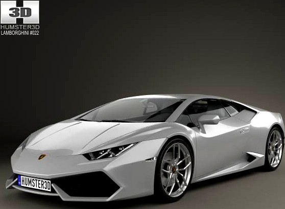 3D model of Lamborghini Huracan 2015