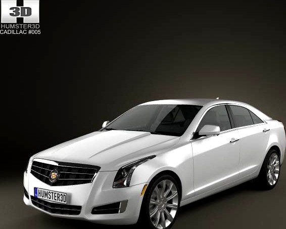 3D model of Cadillac ATS 2013