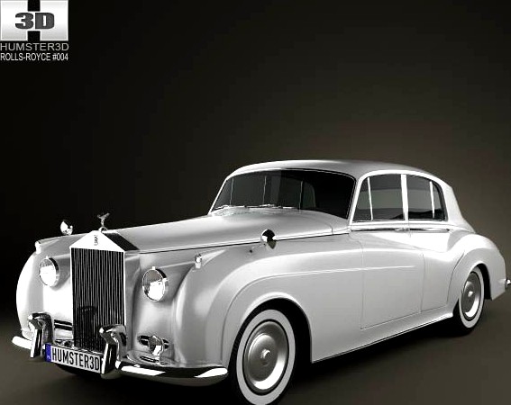 3D model of Rolls-Royce Silver Cloud II saloon 1959