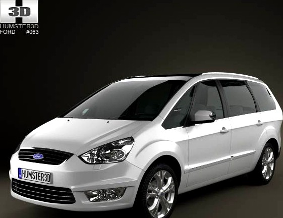 3D model of Ford Galaxy (Mk3) 2012