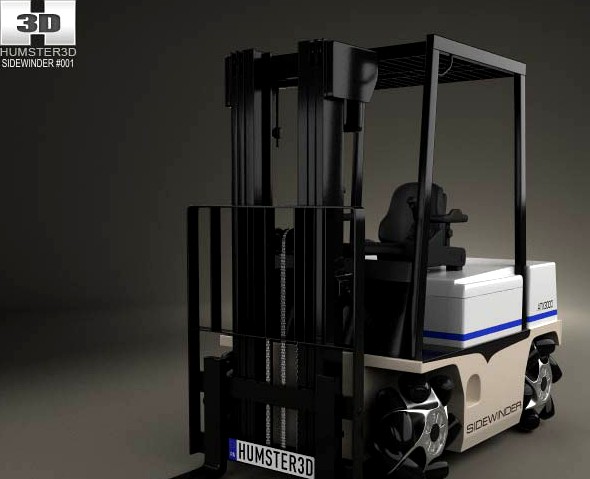 3D model of Vetex Sidewinder ATX 3000 Forklift 2011