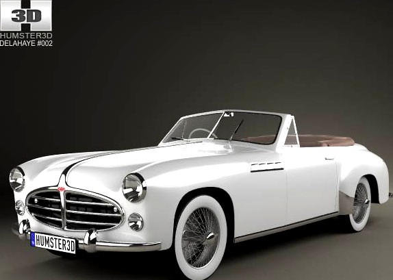 3D model of Delahaye 235 Chapron Cabriolet 1951