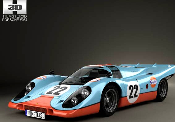 3D model of Porsche 917 K 1969