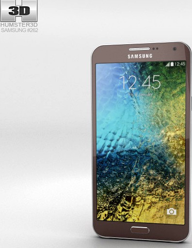 3D model of Samsung Galaxy E7 Brown