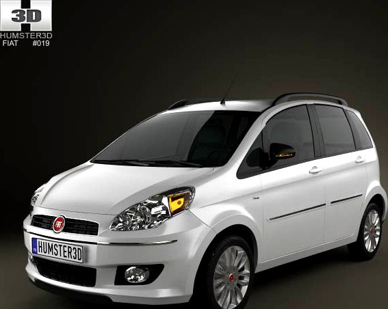3D model of Fiat Idea 2012