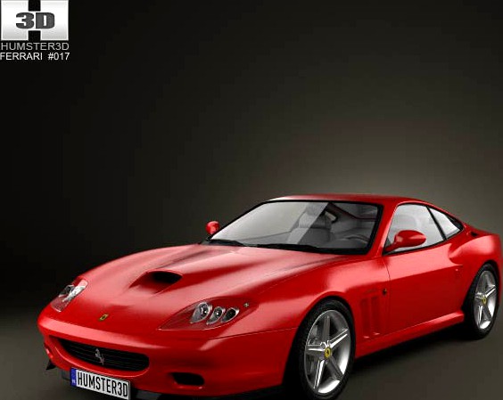 3D model of Ferrari 575M Maranello 2002-2006