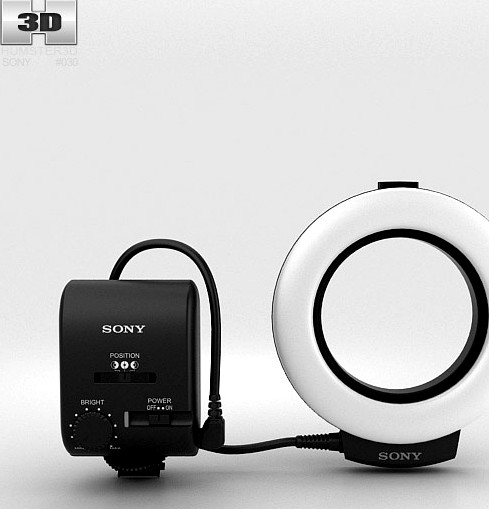 3D model of Sony HVL-RL1 Macro Ring Light