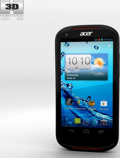 3D model of Acer Liquid E1 Black