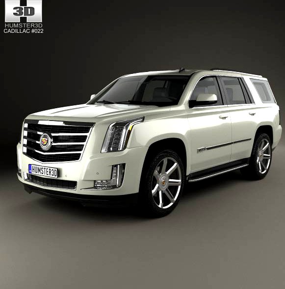 3D model of Cadillac Escalade 2015