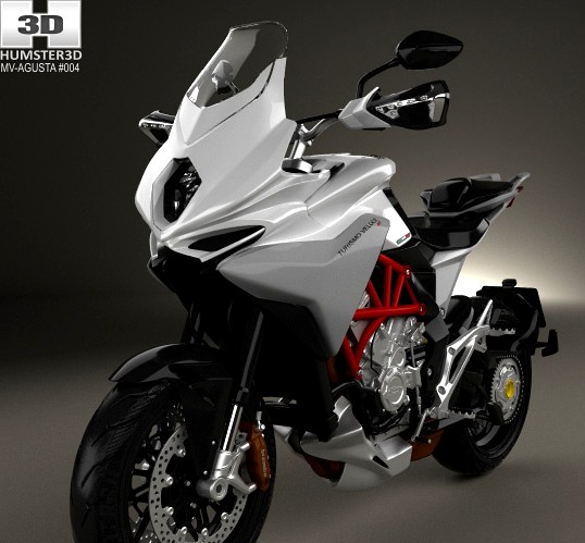 3D model of MV Agusta Turismo Veloce 800 2014