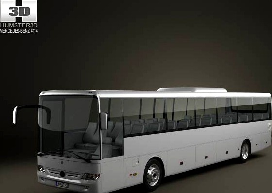 3D model of Mercedes-Benz Integro L 2013