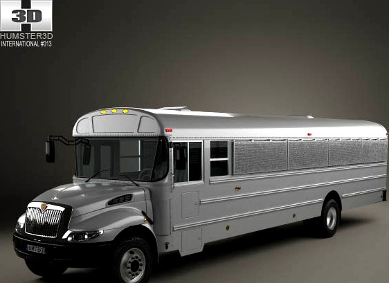 3D model of International Durastar Correction Bus 2007