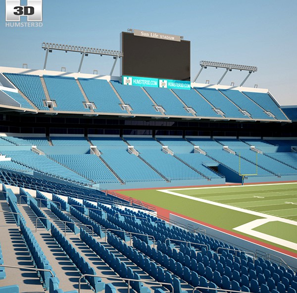 3D model of Sun Life Stadium