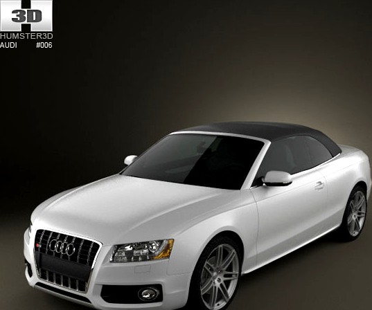 3D model of Audi S5 Convertible