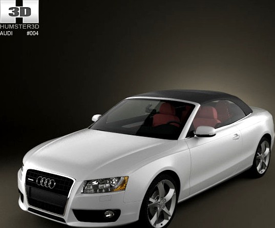 3D model of Audi A5 Convertible