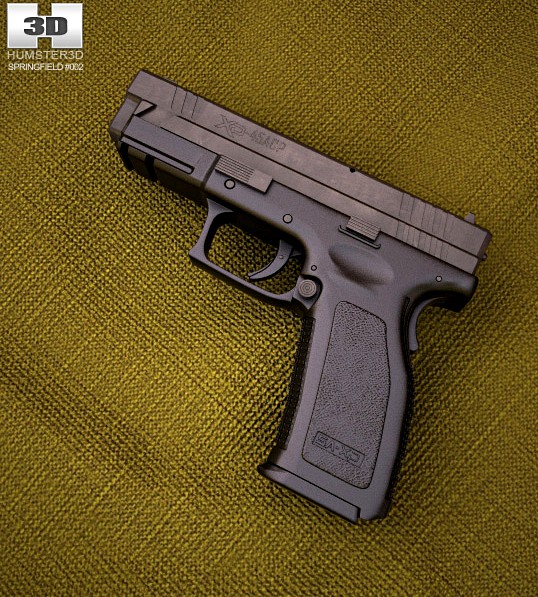 3D model of Springfield Armory XD (HS2000) 4 inch