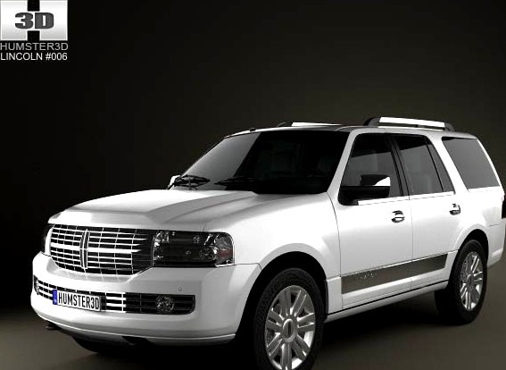 3D model of Lincoln Navigator (U326) 2012