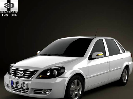 3D model of Lifan Breez (520) sedan 2012