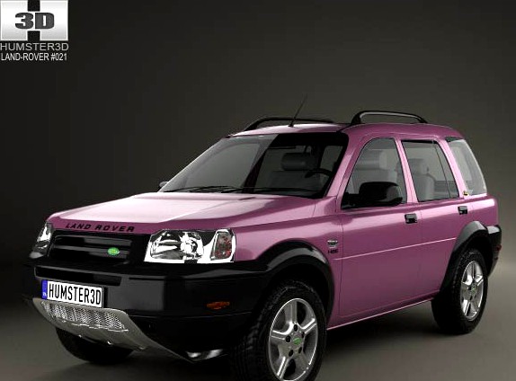 3D model of Land Rover Freelander 5-door 1997