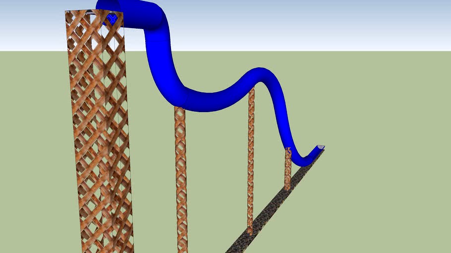 Rollercoaster waterslide