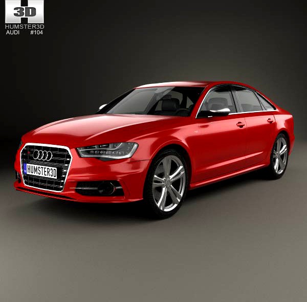 3D model of Audi S6 (C7) saloon 2012