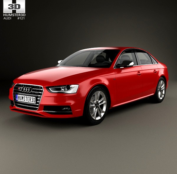 3D model of Audi S4 2013