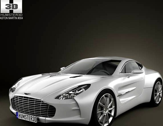 3D model of Aston Martin One-77 2010